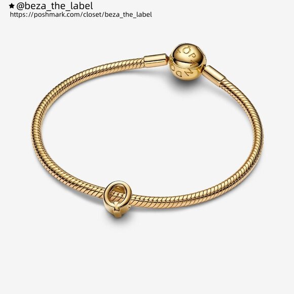 Pandora Letter Q Alphabet Charm - Picture 3 of 5